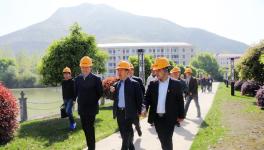 建德市市委書記童定干到建德海螺調研工作