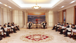 高登榜董事長會見振華重工集團黃慶豐總裁