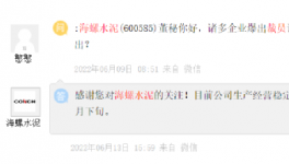 裁員！海螺辟謠！一線員工漲20%工資！